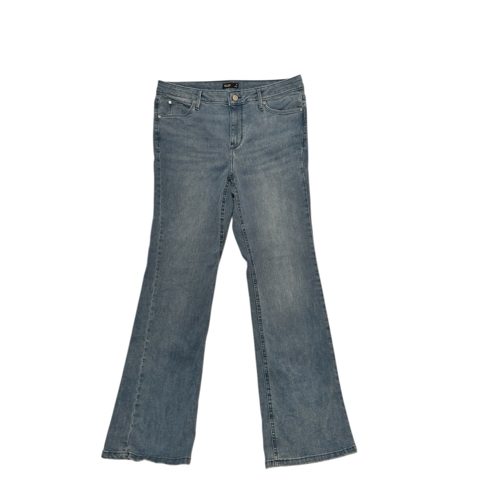 Simply Vera Wang Bootcut Denim Jeans Womens 14 35x32.5 (Long) Distressed Blue - Picture 13 of 16